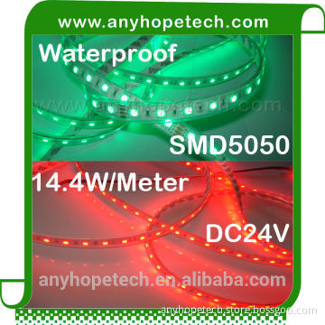 Changeable colors 5050smd 60leds waterproof rgb led strip ip67